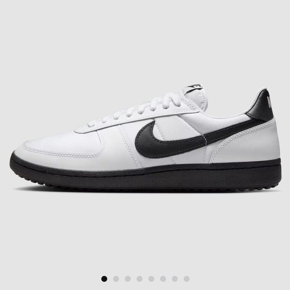 Nike Field General Leather Soccer Shoes Turf Street Sneaker White Black Sail NEW